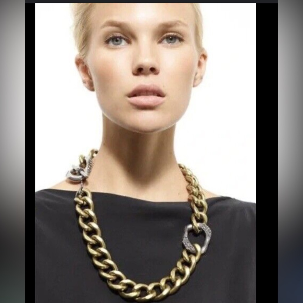 Lanvin Chunky Gromette Necklace